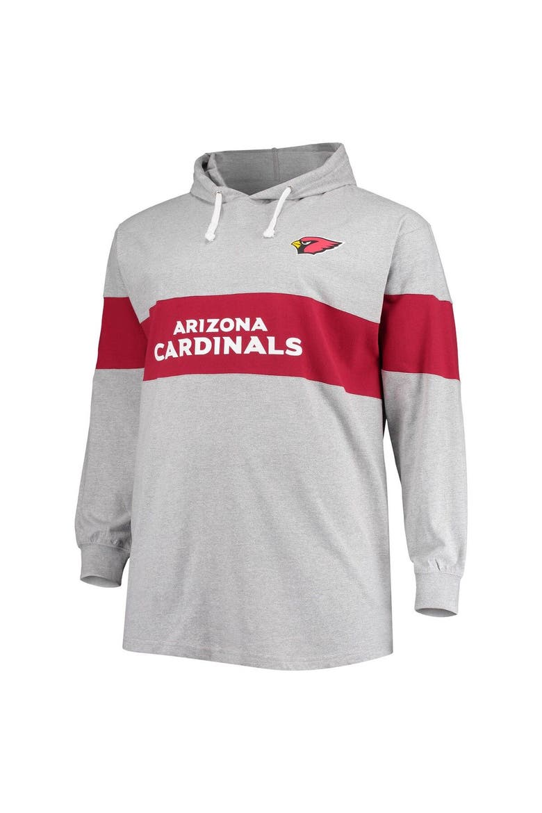 Men's Fanatics Branded Kyler Murray Heathered Gray Arizona Cardinals Big & Tall Player Name & Number Pullover Hoodie, Alternate, color, Heather Gray