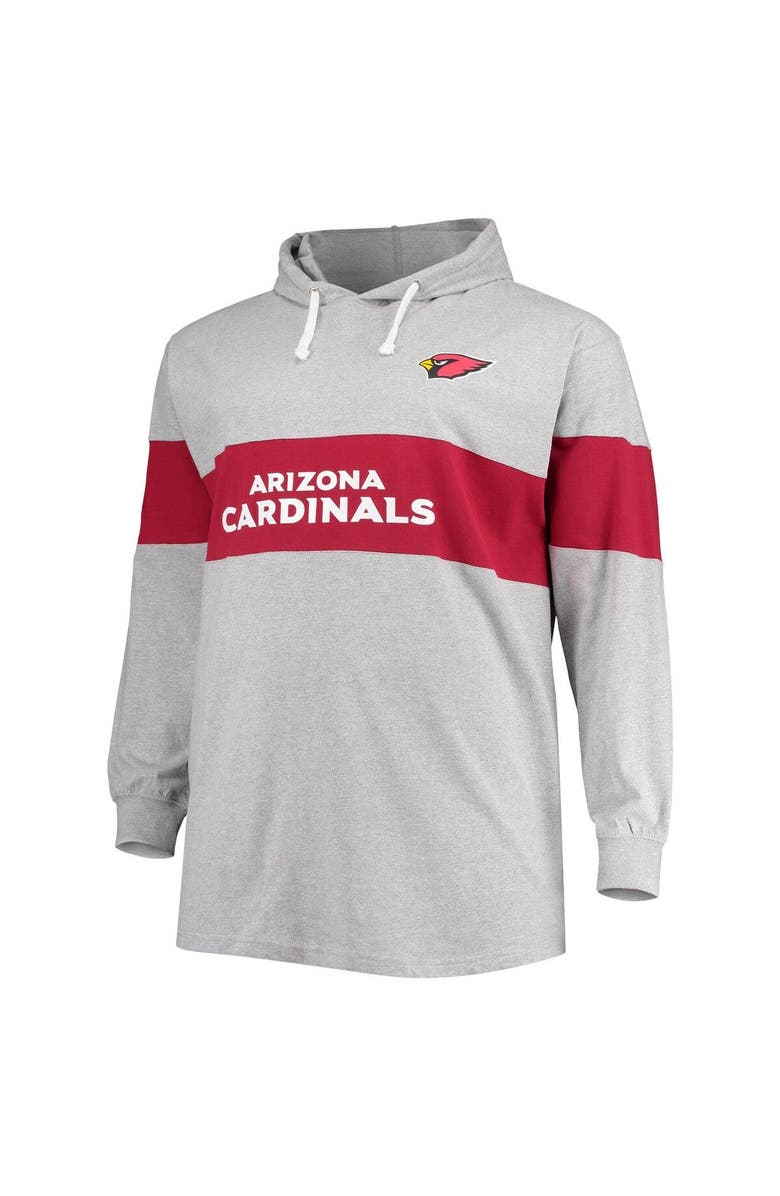 FANATICS Men's Fanatics Branded Kyler Murray Heathered Gray Arizona Cardinals Big & Tall Player Name & Number Pullover Hoodie, Alternate, color, 