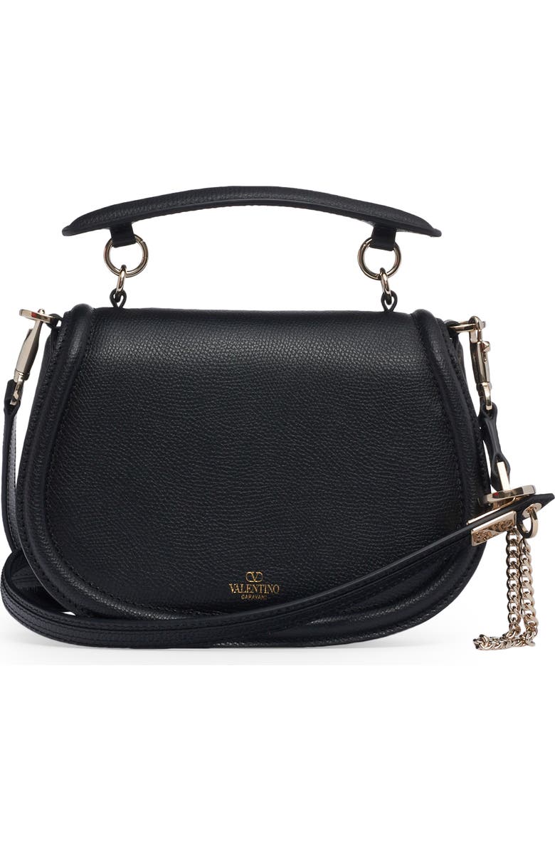 Valentino Garavani VSling Leather Saddle Bag, Alternate, color,
