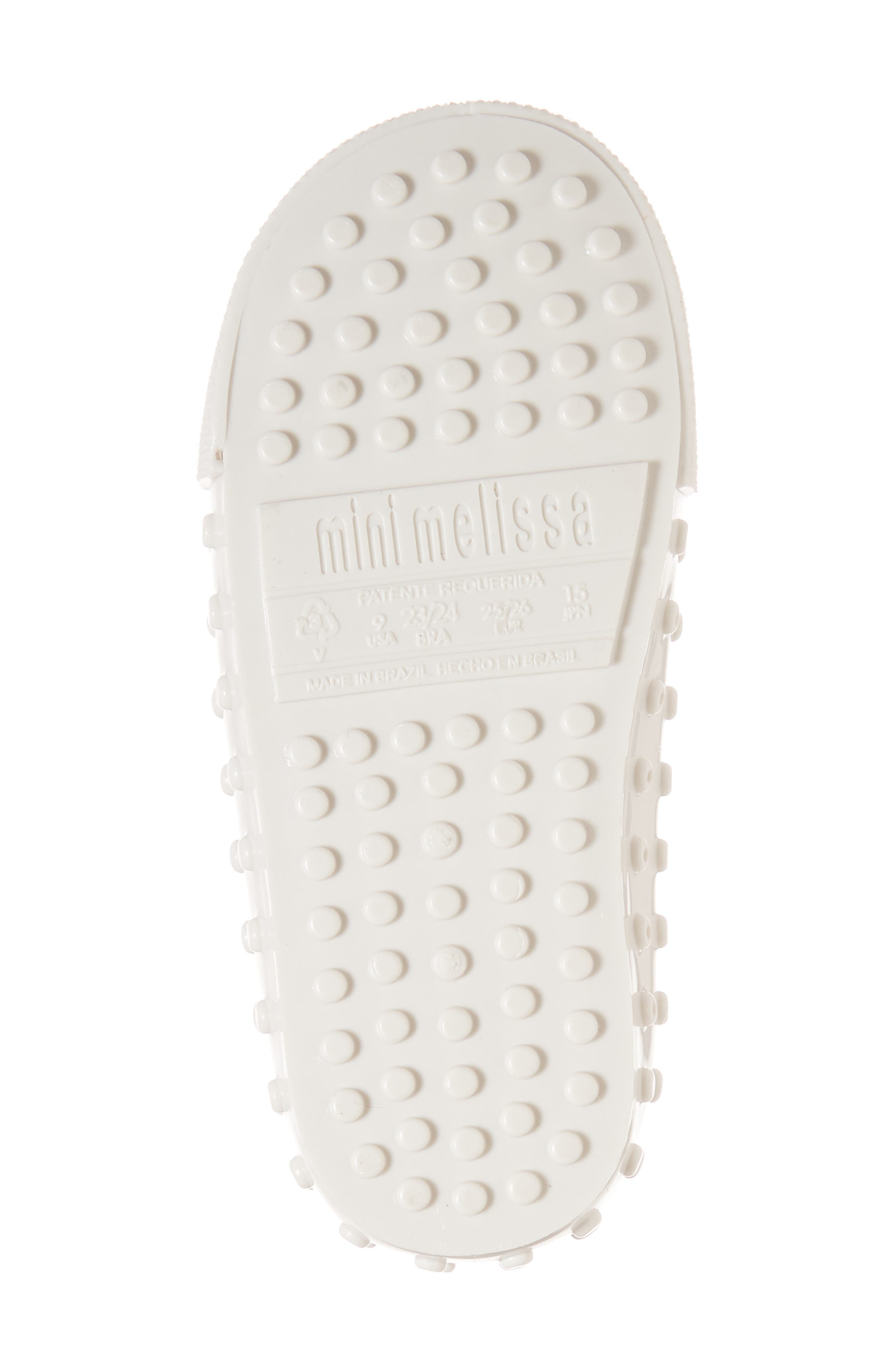 Mini Melissa Polibolha Disney's Mickey Mouse<sup>®</sup> Sneaker, Alternate, color, Whitednu