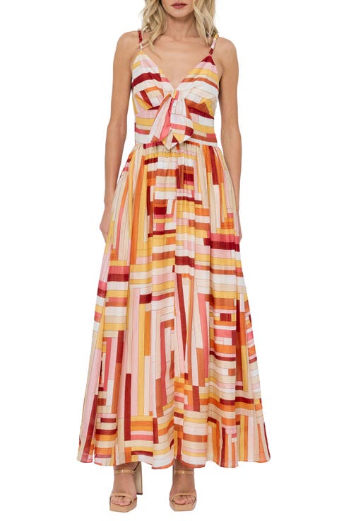 Fiona Stripe A-Line Dress