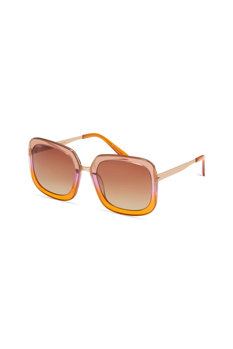 467 Sunglasses, Alternate, color, Orange Taupe