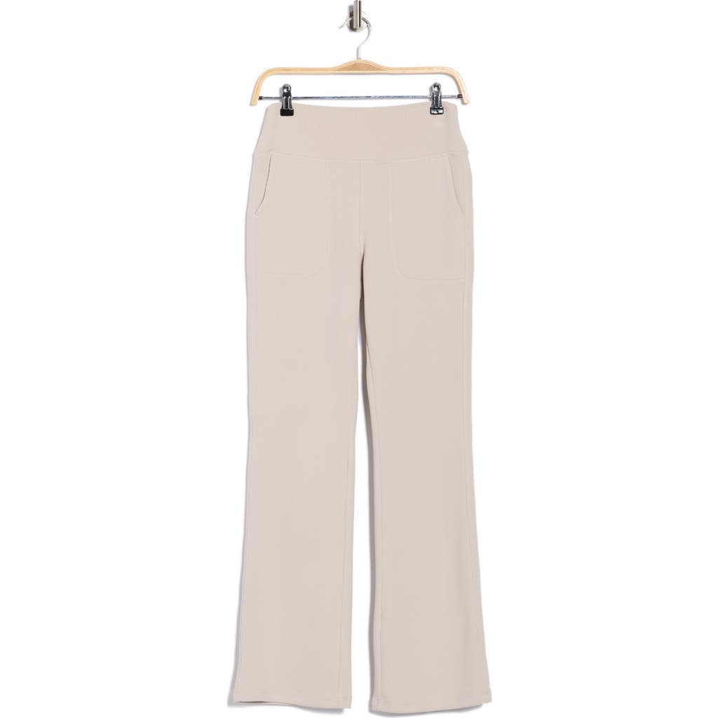 Calvin Klein Performance Tech Waffle Flare Pants In Gray