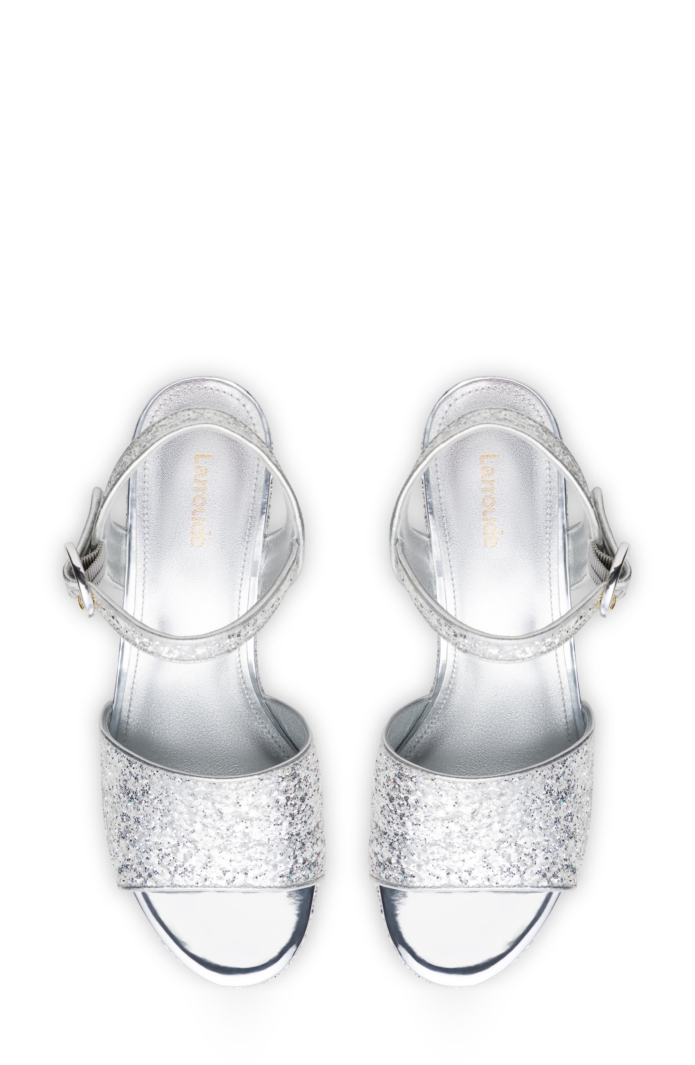 Larroudé Miso Ankle Strap Platform Sandal, Alternate, color, 