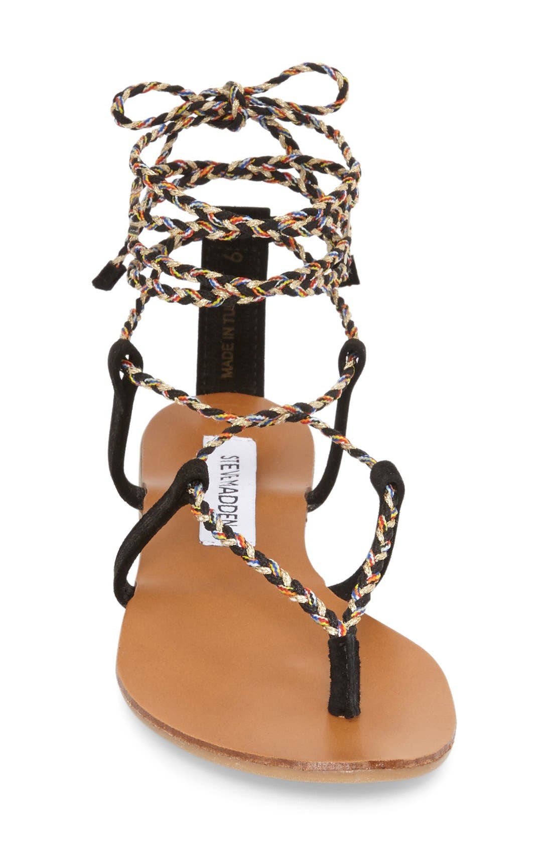 'Werkit' Gladiator Sandal, Alternate, color, BLACK MULTI
