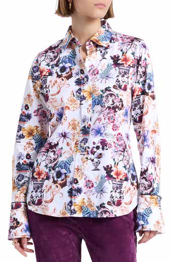 Priscilla Long Sleeve Woven Shirt