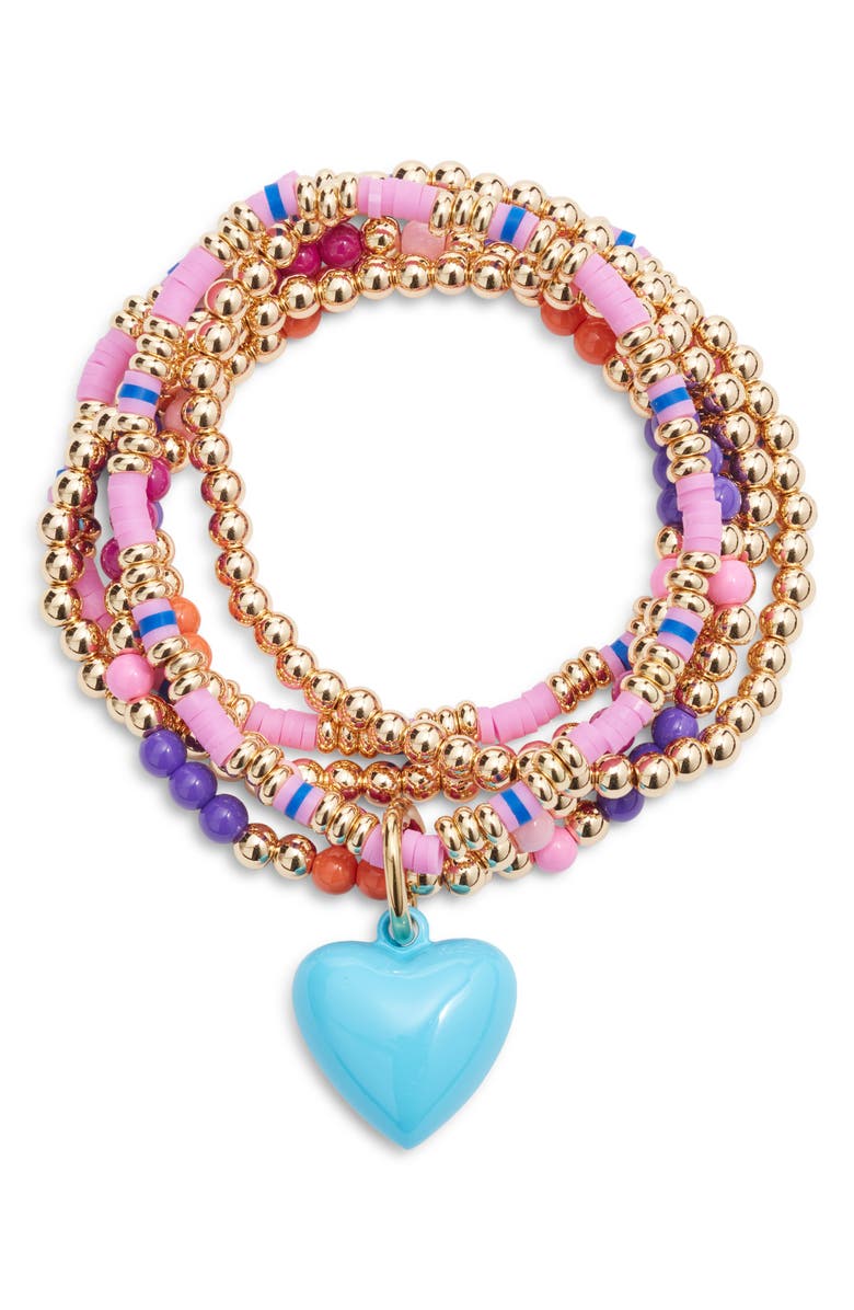 ROXANNE ASSOULIN The Charm Wisdom Bunch Set of 6 Beaded Stretch Bracelets, Main, color,