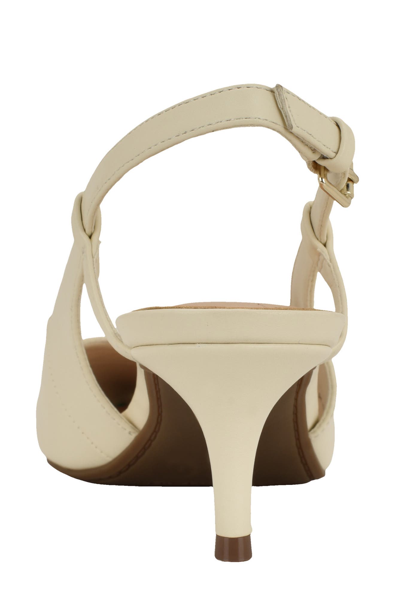 Talise Pointed Toe Slingback Pump, Alternate, color, IVORY