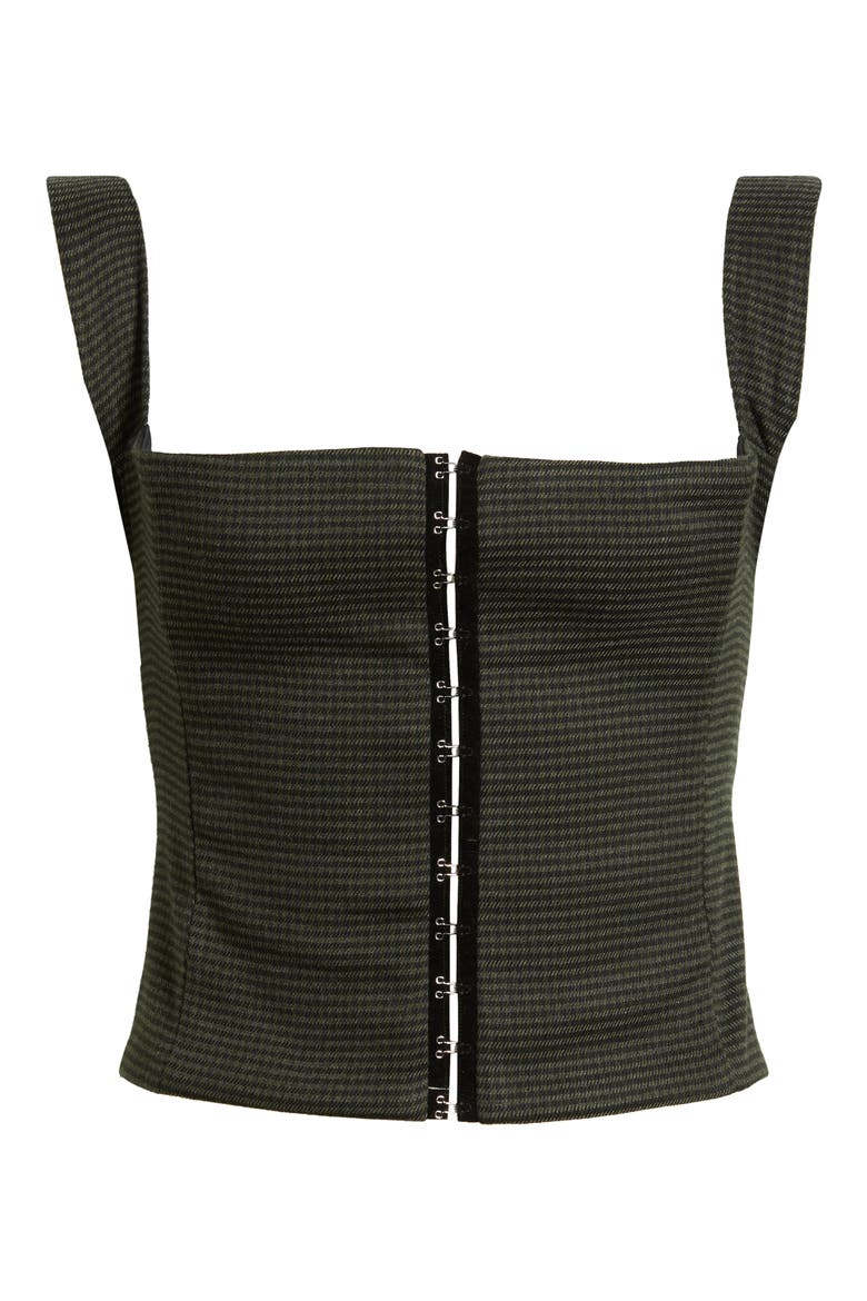 Ambrose Houndstooth Corset, Alternate, color, HOUNDSTOOTH