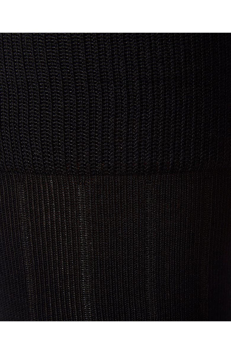 MeMoi 3-Pack Rib Dress Socks, Alternate, color, Black