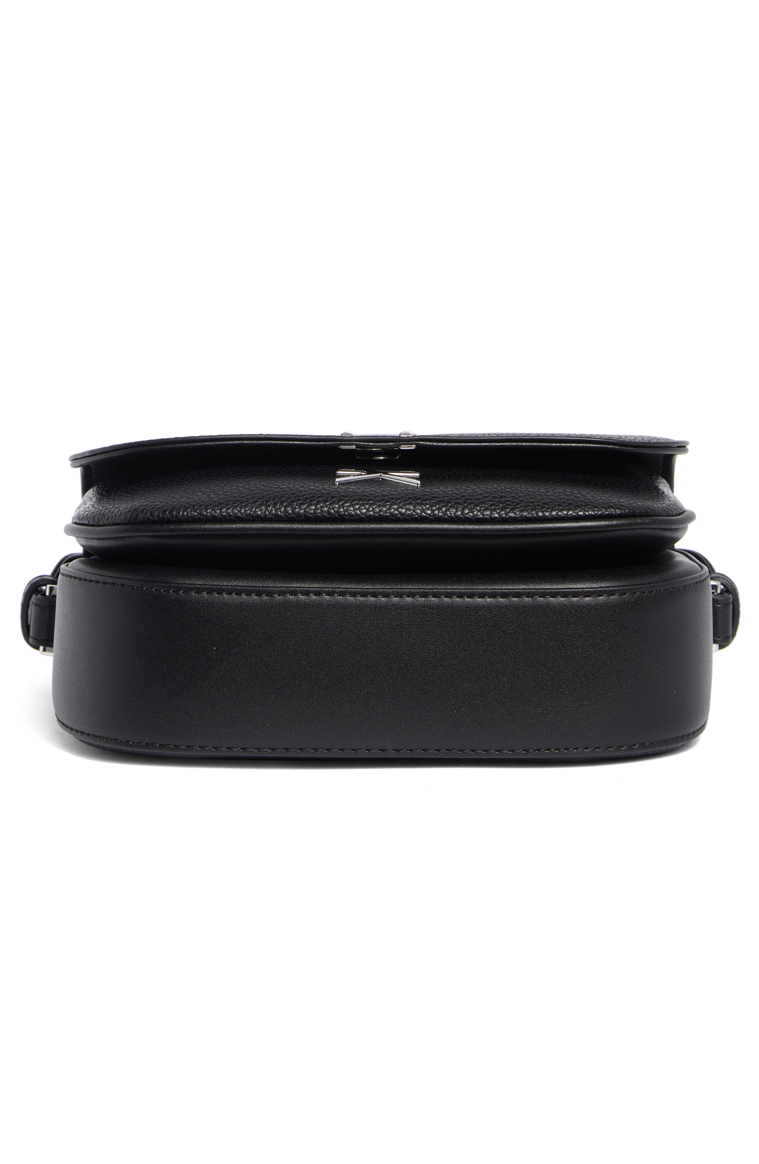 Calvin Klein Evee Crossbody Bag, Alternate, color, Black/ Silver