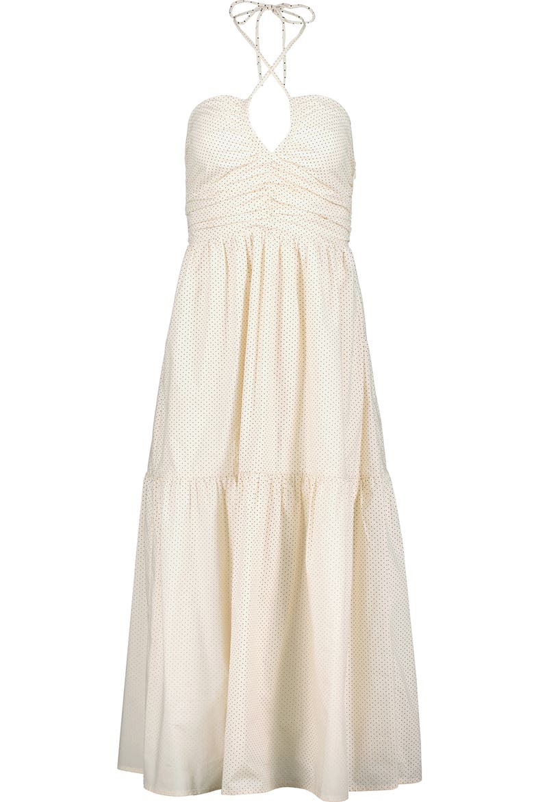 Aeries Halter Dress, Alternate, color, Micro Polka Dot