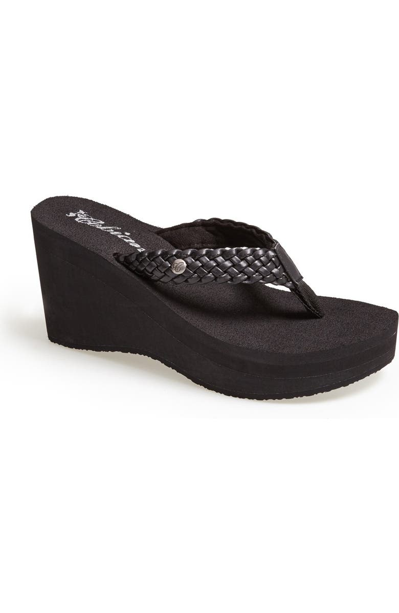 Cobian 'Zoe' Wedge Platform Flip Flop, Main, color,