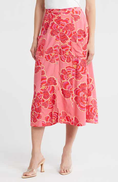 DR2 by Daniel Rainn Daniel Rainn Floral Midi Skirt