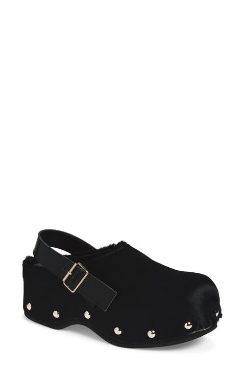 Studded Slingback Clog