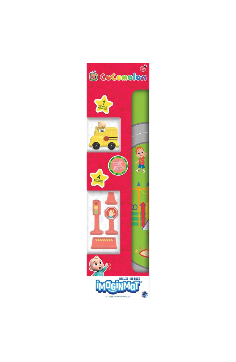 Imaginmat Deluxe Cocomelon Floor Playmat & Toy Car, Kids 3+, Alternate, color, Multicolored