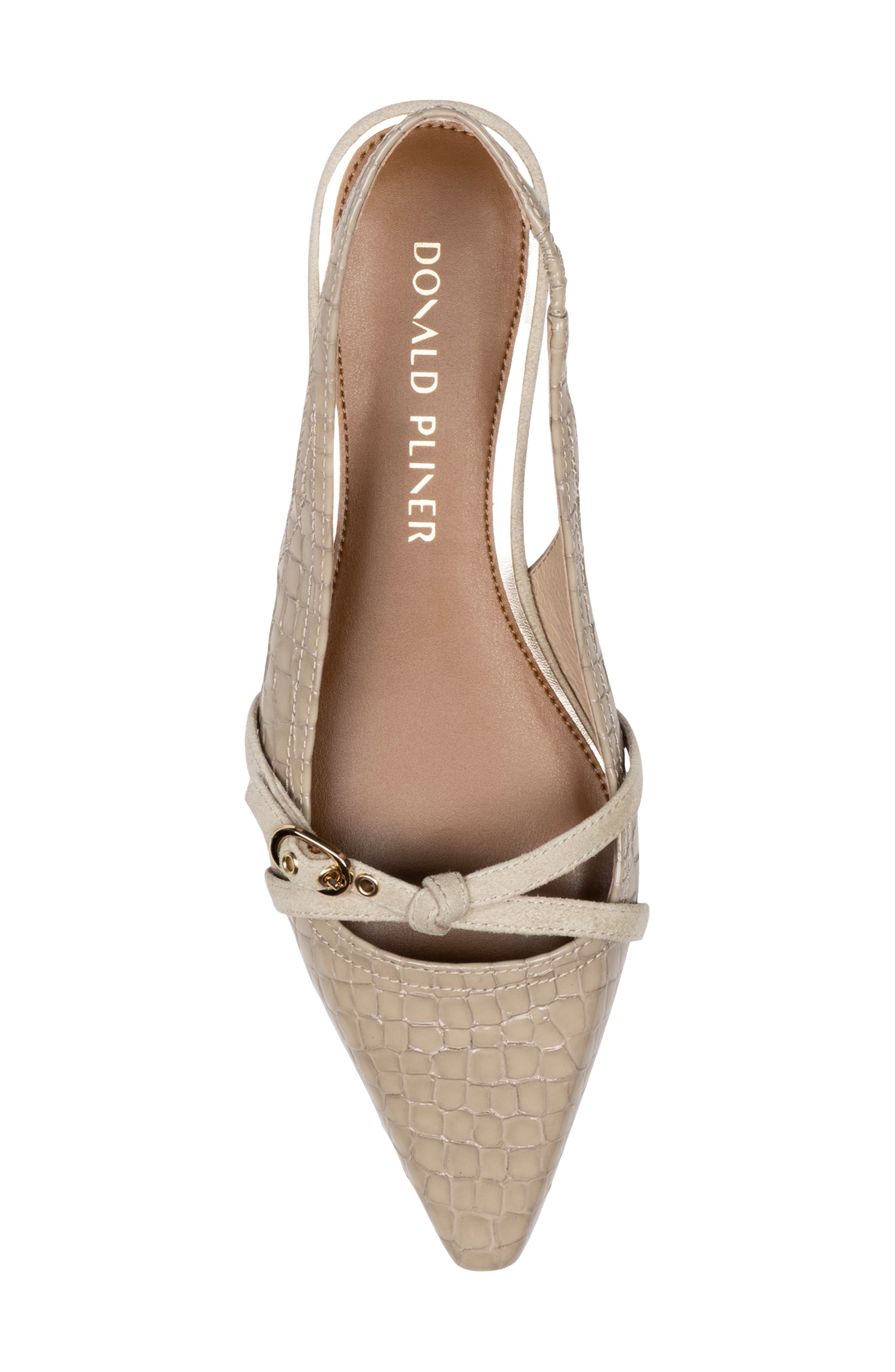 Darcelle Pointed Toe Slingback Flat, Alternate, color, PRALINE