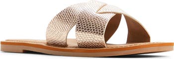 Andreya Crisscross Slide Sandal