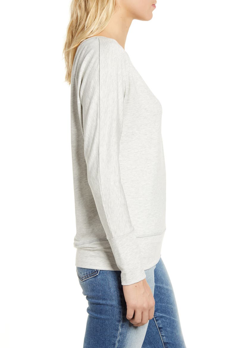 Gibson x International Women's Day Anna Wide Neck Dolman Sleeve Sweatshirt, Alternate, color, HEATHER GREY