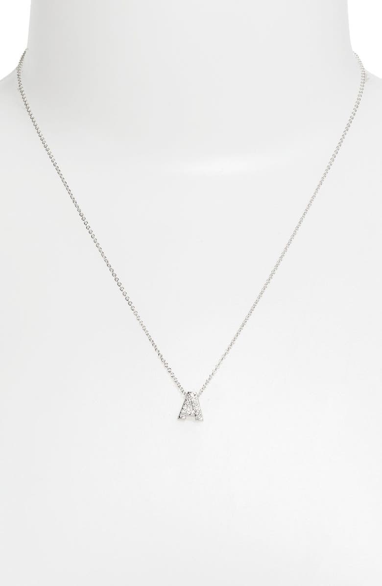 Nadri Boxed Initial Pendant Necklace, Alternate, color,