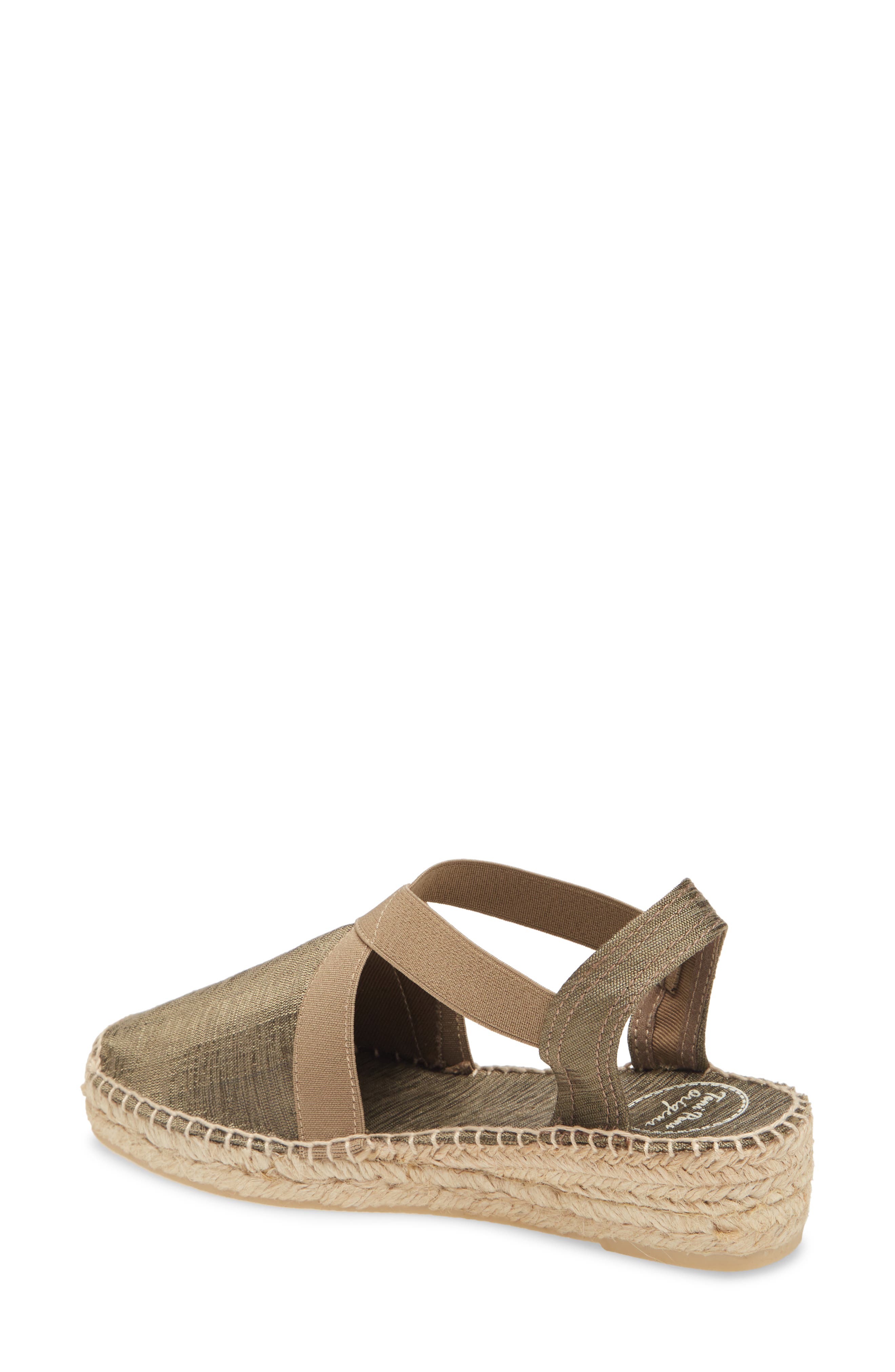 Toni Pons 'Vic' Espadrille Slingback Sandal, Alternate, color, Taupe Fabric