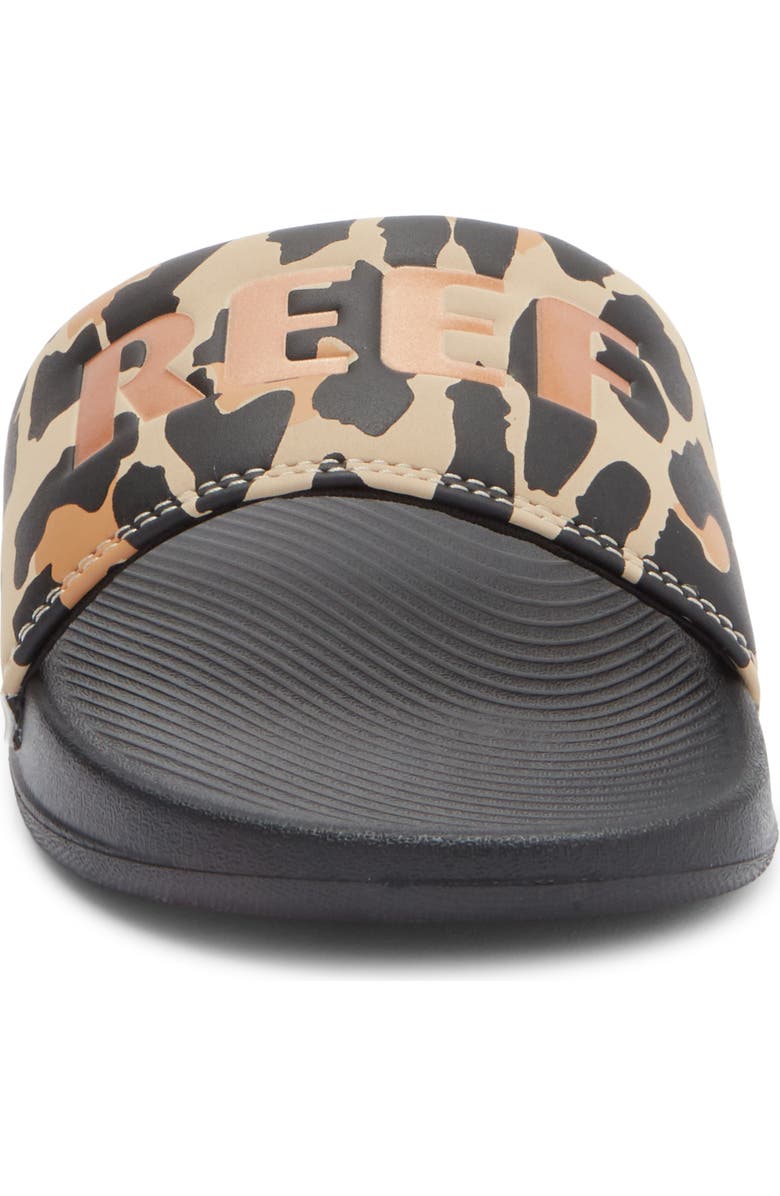 Reef Lana Slide Sandal, Alternate, color, Classic Leopard