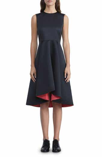 Sleeveless High-Low Fit & Flare Dress
