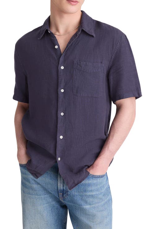 Short Sleeve Linen Shirt