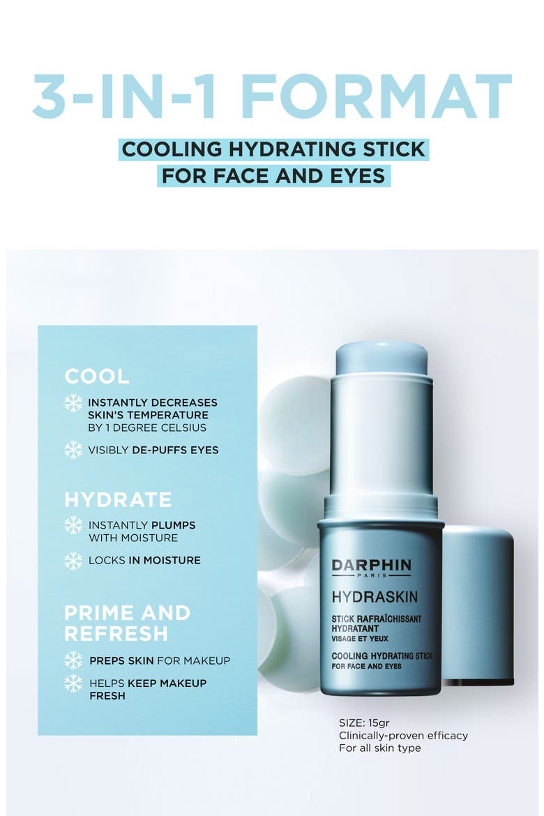 Hydraskin Cooling Hydrating Stick for Face and Eyes, Alternate, color, NO COLOR