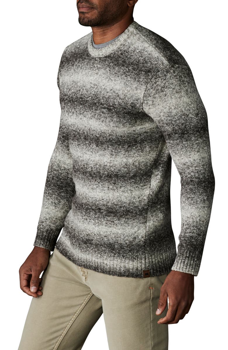 The Normal Brand Ombré Stripe Crewneck Sweater, Alternate, color, 