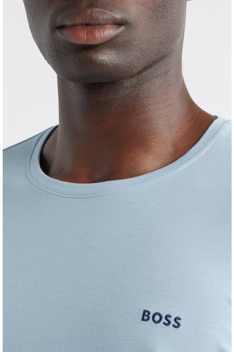 Mix Match Long Sleeve Stretch Modal Pajama T-Shirt, Alternate, color, OPEN BLUE
