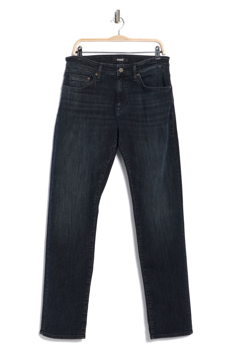 Mavi Jeans Zach Straight Leg Jeans, Alternate, color, Deep Sea Houston