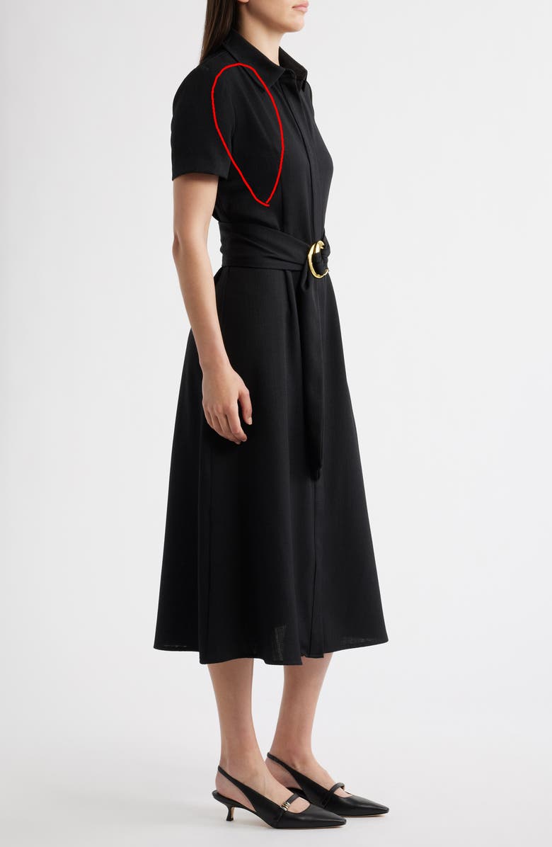Julia Jordan Belted Midi Shirtdress, Alternate, color, 