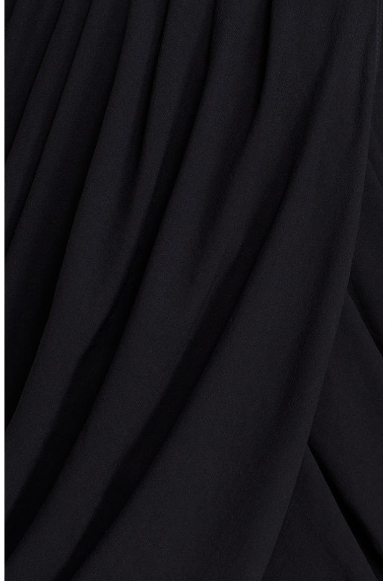 'Tolan' Drape Skirt Dress, Alternate, color, BLACK/ WHITE