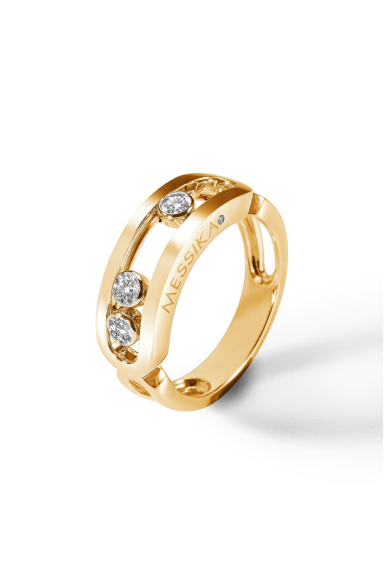 Move Classique Diamond Band Ring, Main, color, YELLOW GOLD