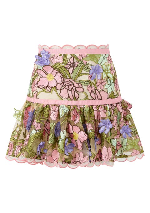 Bonnie Embroidered Mini Skirt (Toddler, Little Kid & Big Kid)