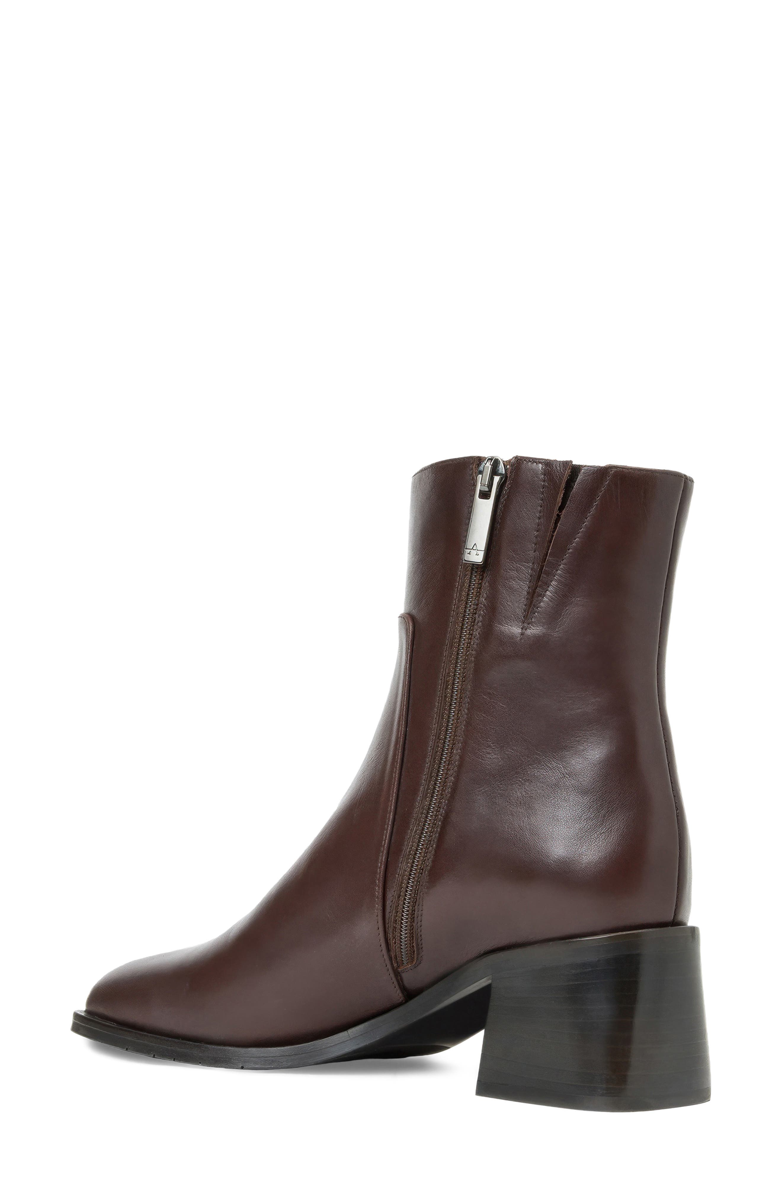 Tulli Leather Bootie, Alternate, color, MOKA LEATHER
