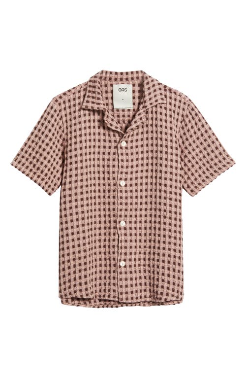 Oas Waffle Knit Camp Shirt