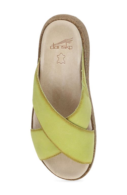 DANSKO DANSKO BRIDGET PLATFORM WEDGE SLIDE SANDAL 