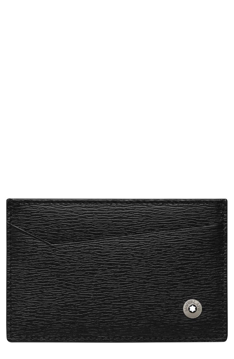Montblanc 4810 Westside Leather Card Holder, Main, color,