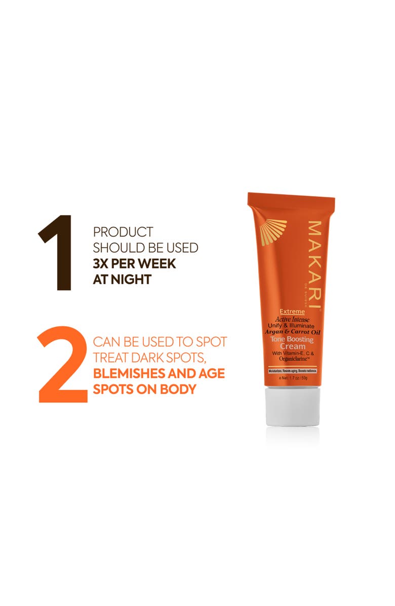 Makari de Suisse Extreme Argan & Carrot Oil Tone Boosting Cream, Alternate, color, NO COLOR