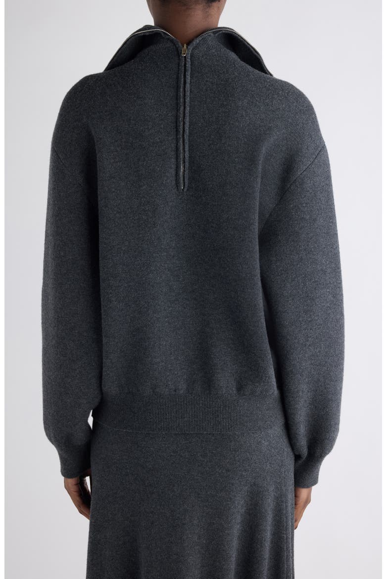 Back to Front Wool Sweater, Alternate, color, 8519 DARK HEATHER GREY