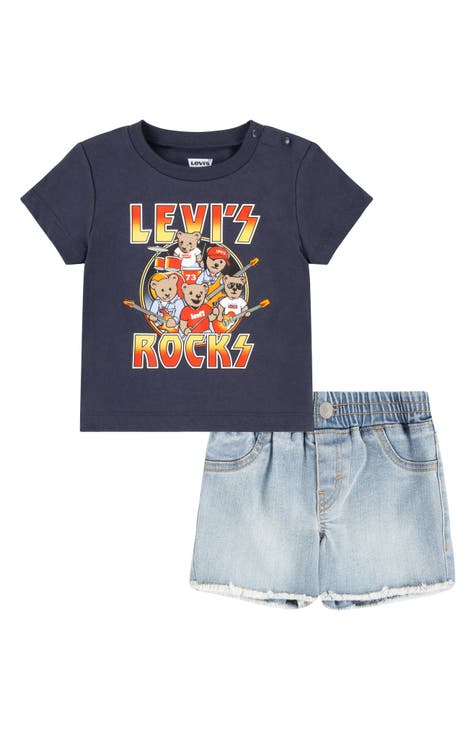 Rock 'n' Roll T-Shirt & Shorts Set (Baby)