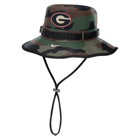 Men
s Nike Camo Georgia Bulldogs 2025 Military Appreciation Boonie Dri-FIT Bucket Hat
