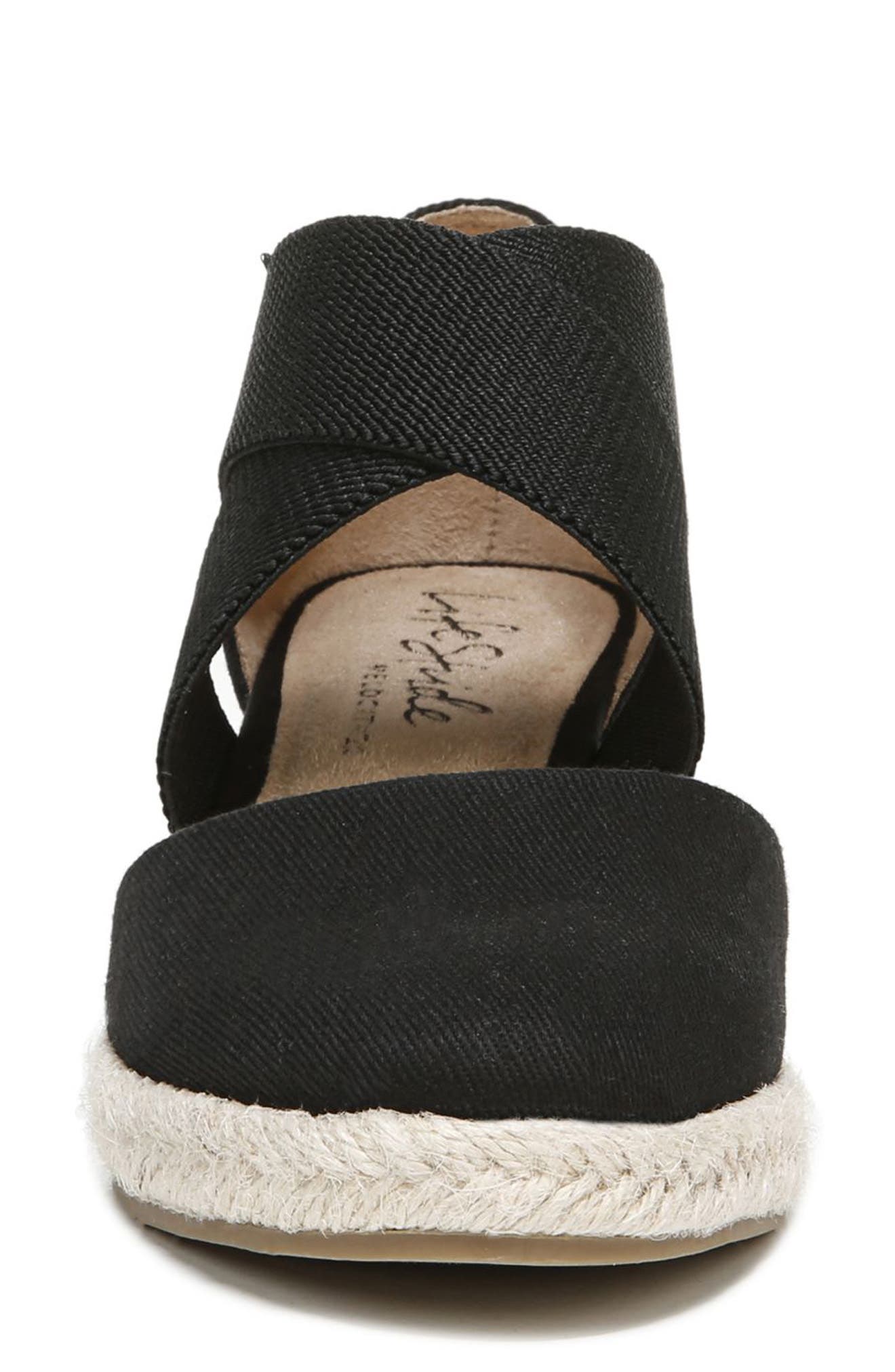 LifeStride Keaton Espadrille Wedge Sandal, Alternate, color, 