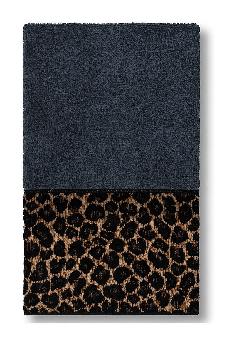 Spots Embellished Hand Towel - Midnight Blue, Main, color, MIDNIGHT BLUE