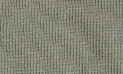 Splendid Adenture Thermal Knit Henley & Joggers Set In Green