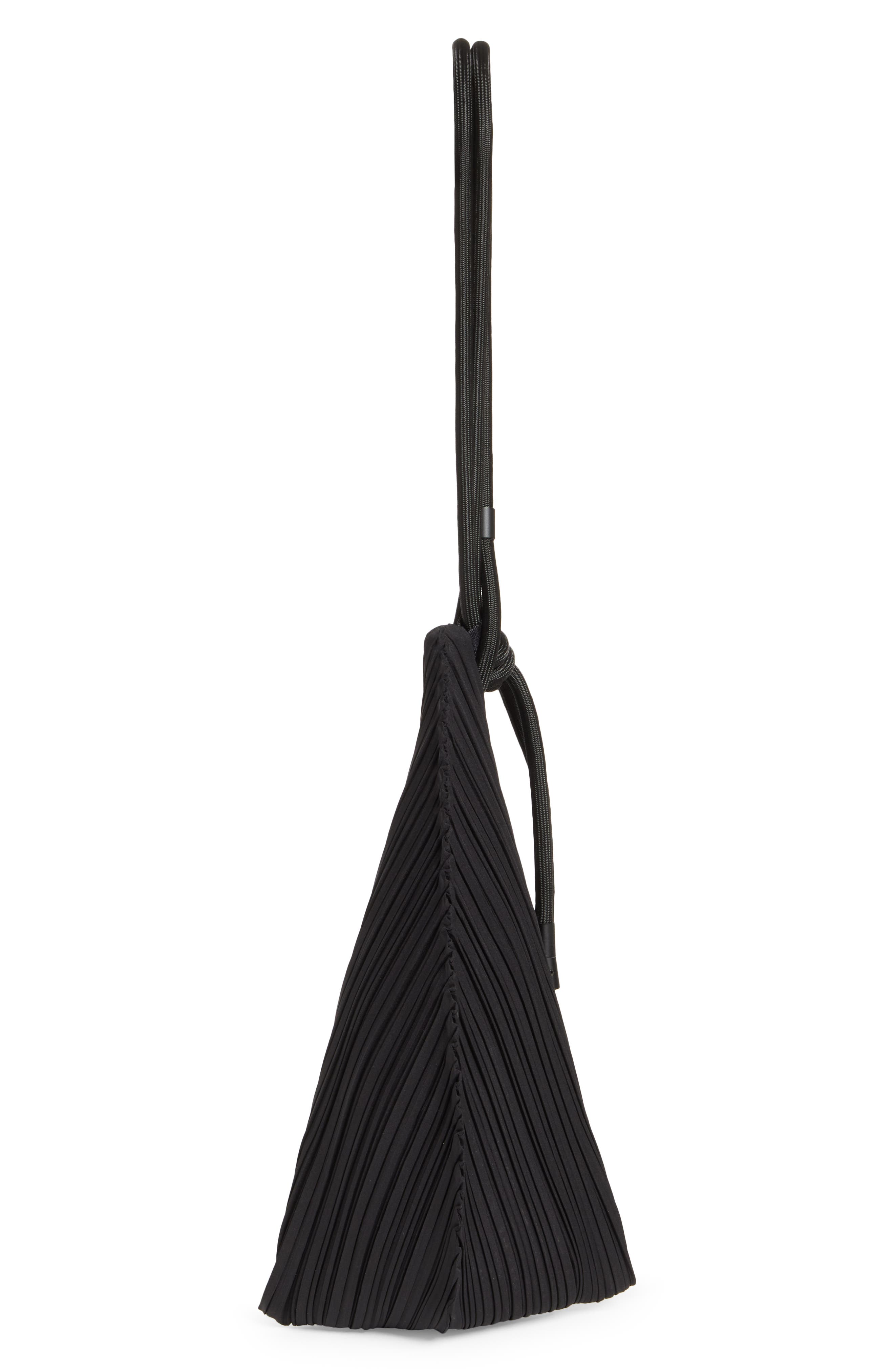 Pleats Please Issey Miyake Leaf Pleats Convertible Handbag, Alternate, color, 