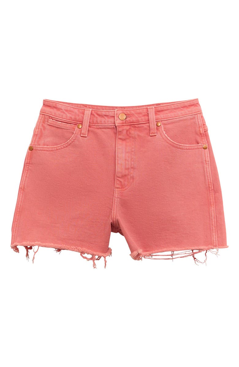 Wrangler Western Cutoff Denim Shorts, Alternate, color, 