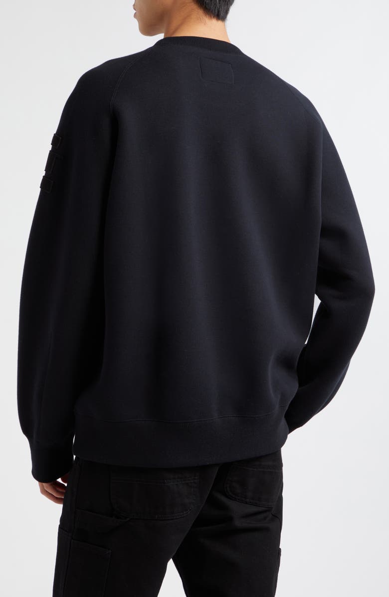 Sacai AMG Patch Cotton Blend Sweatshirt, Alternate, color,